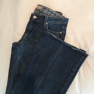 Flare/Wide Leg Blue Jeans- Paige